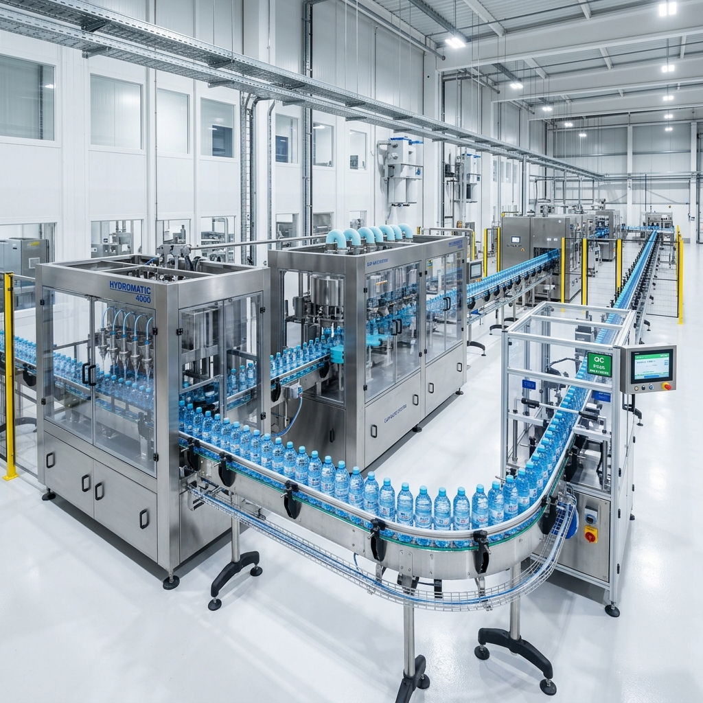 Banarasi Jal water manufacturing and bottling facility in Jamshedpur, Jharkhand